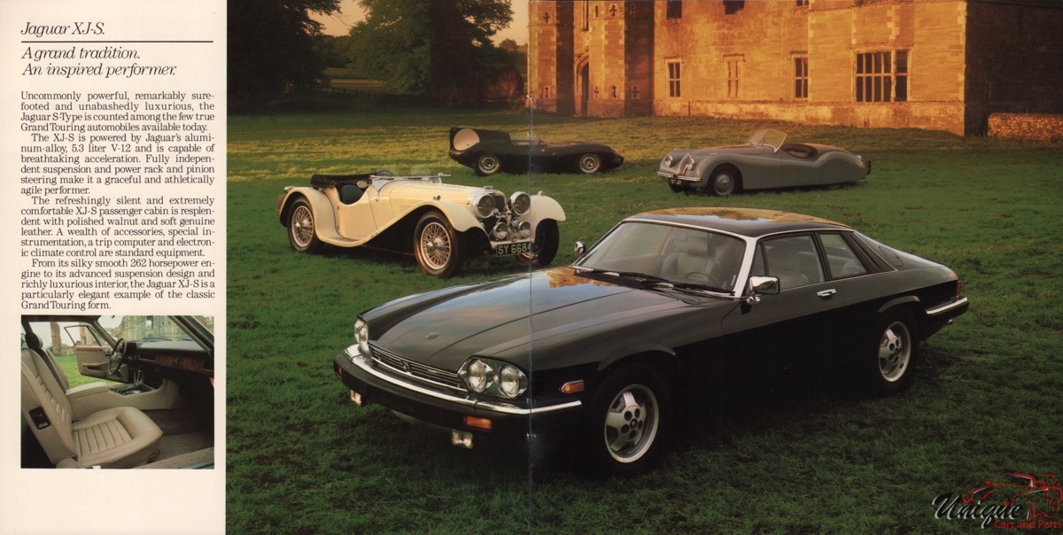 1986 Jaguar Model Lineup Brochure Page 3